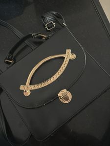 Black & Gold Accent Bag