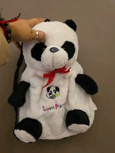 Cute Panda Plush Backpack