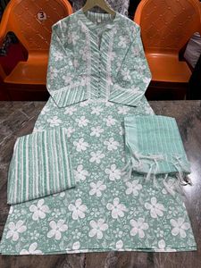 Beautiful Mal Cotton Suit Available In 3 Colour
