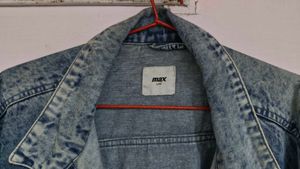 Acid Wash Oversized Denim Jacket