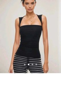 Black Sleeveless Top