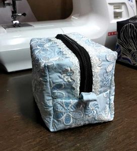 Handmade Floral Embroidered Pouch