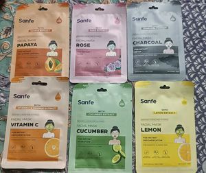 Sanfe Facial Mask Set (6 Masks)