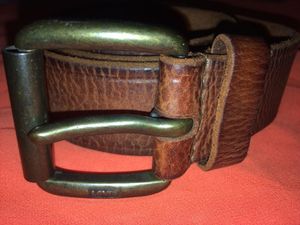 Levi’s Men OG Brown Leather Belt