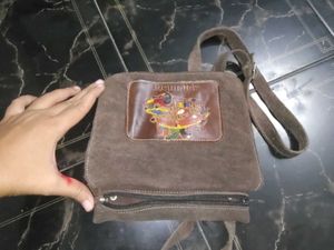 Combo Of 2 Mini Bags - One Silicon and 1 Leather