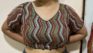 Multi Colour Sequence Blouse