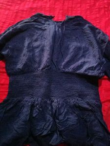 Elegant Navy Blue Top
