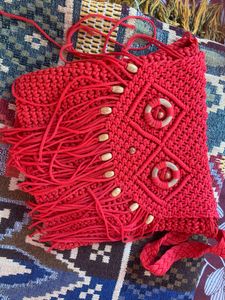 Boho Jute Sling Bag