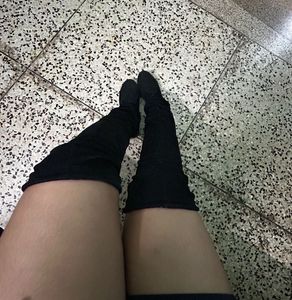 Black Thigh High Boots