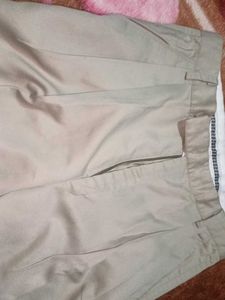 Old Money Pleated Khaki Trousers