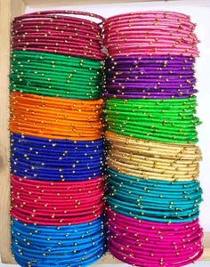 silk thread  Bangle (10sets )120 bangles