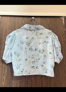 Floral Crop Shirt