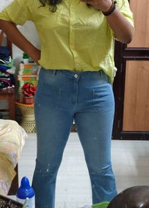 Bootcut/Bell Bottom Denim Light Blue jeans