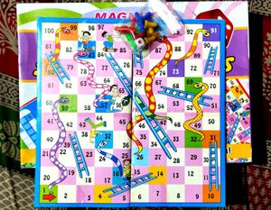 Premium MAGNETIC LUDO AND SNAKES &amp; LADDERS 2 in 1