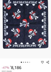 Skull Print Scarf
