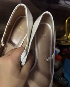 Faux Patent Ballet Flats