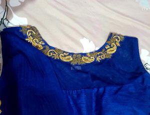 Beautiful Blue Party Wear Gown