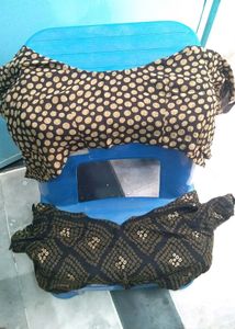 Black Printed Saree