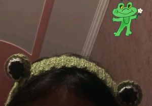 Crochet Frog Headband