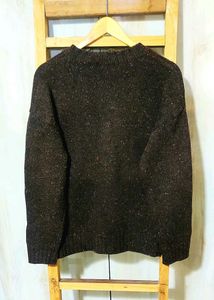 Brown Heavy wool cardigan size-40-42