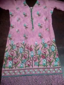 Floral Pink Kurta