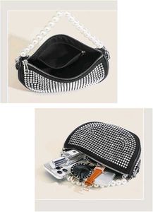 Imported Rhinestone Embellished Handbag/slingbag