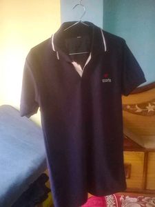 Men's Blue Sports Polo t Shirt