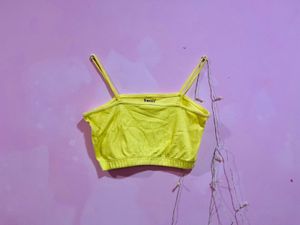 Yellow Crop Top