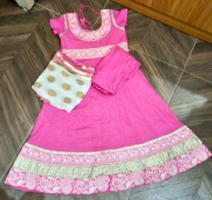 Candy Pink Churidar