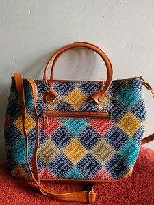 Colorful Patterned Tote Bag