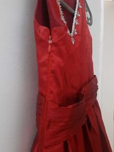 Maroon gown dress for girls