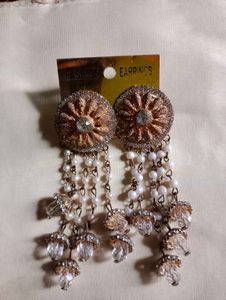 Golden Stone Earrings
