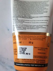 Dr Sheth Sunscreen And Moisturizer