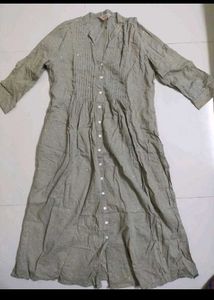 Vintage Style Linen Dress
