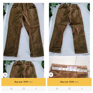 Pants For 3-4 Years  Boys