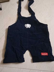Cute Blue Baby Overalls