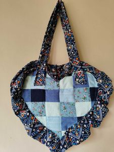Patchwork Heart Tote Bag