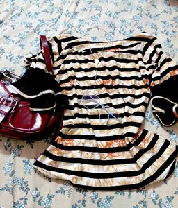 Striped Print Top
