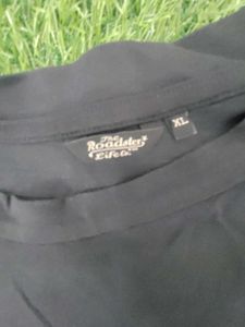 Casual Black T Shirt