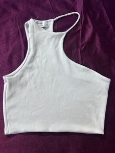 White Crop Tank