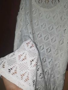 White Sheer Top