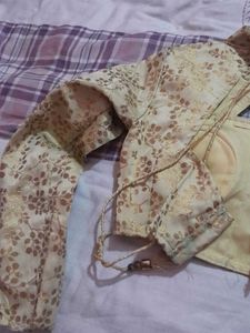 Golden Full Sleeves Blouse