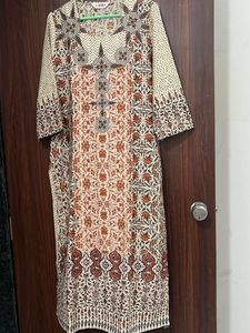 BIBA Printed Kurta & Dupatta
