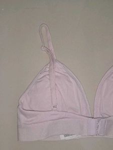 Baby Pink Ribbed Bra /Top