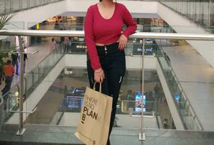 Red Cropped Long Sleeve