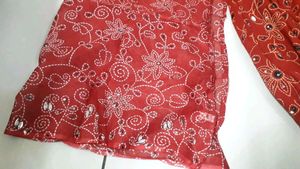 New Traditional Red Chaniya Choli For Girls