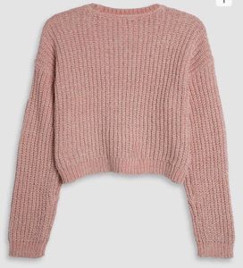 Cute Cropped Knit Sweater