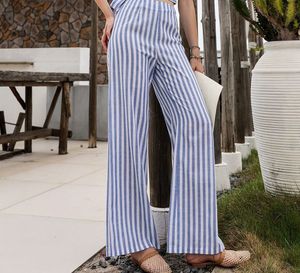 Striped Wide Leg Pants