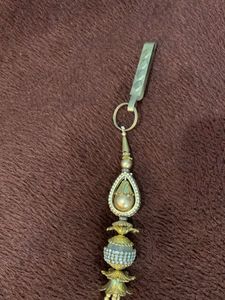Gold Tassel Bag Charm