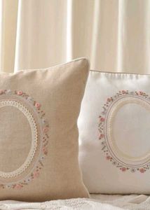 Hand Embroidered Cushion Cover